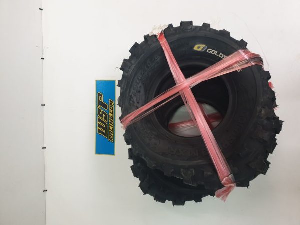 REAR TIRE Q GS 18X10/8 MXR yellow