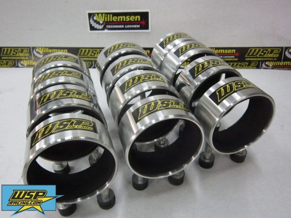 Silenser bracket Aluminium 115 M ALU+2x M8 RUBBERM
